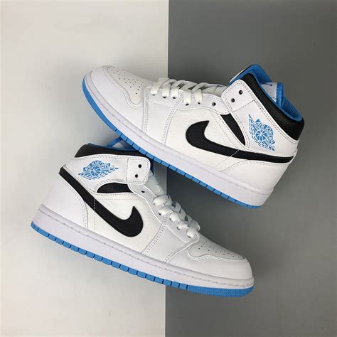 Jordan 1 Mid Laser Blue Men's .